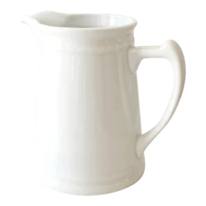 French Farmhouse Vintage "Steatita" Porcelain Pitcher
