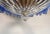2020s Murano Style Chandelier / Ceiling Light Original Palmette, Blue Glasses For Sale - Image 5 of 8