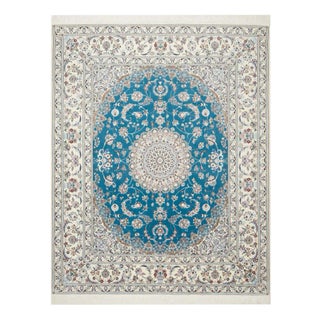 Nain Rug with Floral Design For Sale
