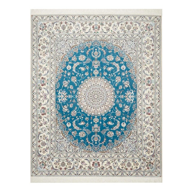 Nain Rug with Floral Design For Sale
