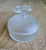 1970s Limited Edition 1975 Lalique for Nina Ricci L’Air Du Temps Frosted Crystal Powder Box, Numbered D-471 For Sale - Image 5 of 9