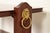 Baker Furniture Regency Banded Flame Mahogany Two-Tier Tea Table or Occasional Side Table For Sale In South Bend - Image 6 of 12