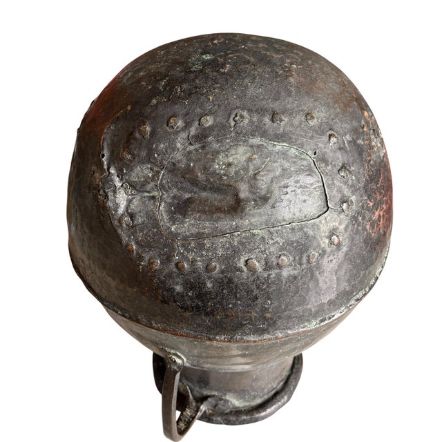 Monumental 19th-Century French Copper Utility Vessel For Sale - Image 12 of 13