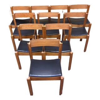 Ten Vintage Interlocking "Jigsaw" Chairs by Clive Bacon for Design Furnishings Limited, England c.1963 For Sale