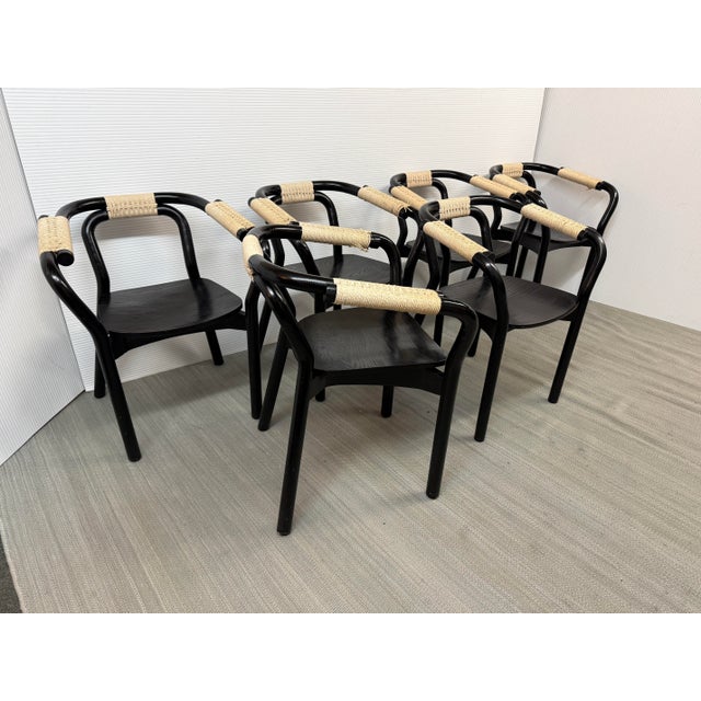 Tatsuo Kuroda for Normann Copenhagen Knot Dining Chairs, Set of Six For Sale - Image 10 of 12