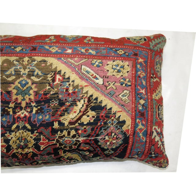Zabihi Collection Antique Floor Rug Pillow For Sale In New York - Image 6 of 6