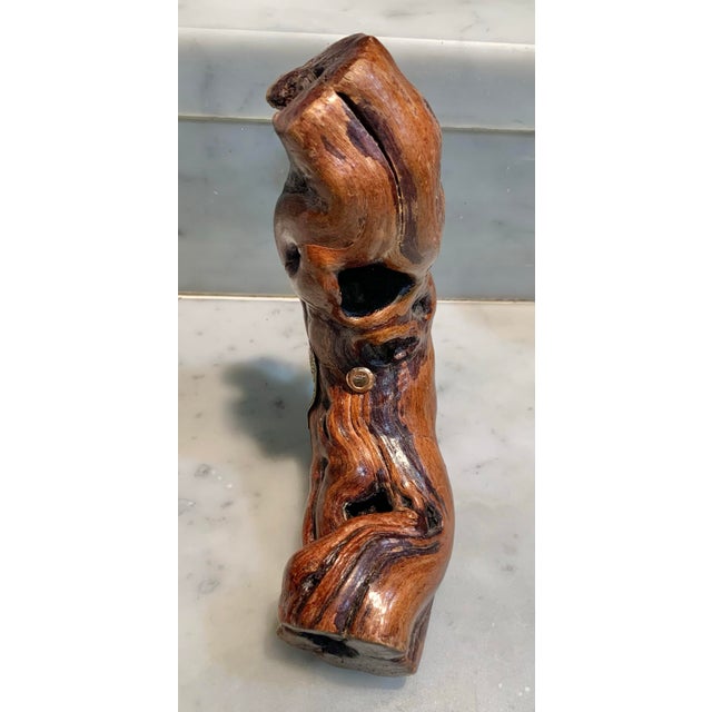 Brown Rare Vintage French Grapevine Wood Corkscrew — Marked “Bourgognes Patriarche” Historic Burgundy House Founded in 1780 — Siret of France - See Pics! For Sale - Image 8 of 8