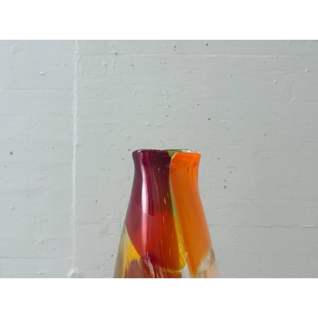Studio Glass Vase fro Mdina Glass, Malta, 1970s For Sale - Image 16 of 17