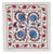 17"x19" Hand Embroidered 100% Cotton Cushion Cover. Contemporary Lace Pillow For Sale