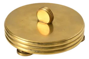 German Art Deco Brass Box, 1930s