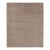 Rug & Kilim’s Solid Textural Rug, Monochromatic Beige and Brown Striae For Sale