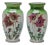 Art Nouveau French Handmade Opaline Vases, 1923, Set of 2 For Sale