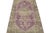 1960s Distressed Vintage Runner in Purple With Beige Floral Medallion, by Rug & Kilim For Sale - Image 5 of 7
