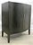 Art Deco 1970s French Art Deco Style Modern Two-Door Bar Cabinet With Diamond Inlay Pattern For Sale - Image 3 of 14