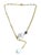 Gemstone Bochic “Capri” Vintage Baroque Pearl & Multi Sapphire Necklace Set in 18K & Silv For Sale - Image 7 of 7