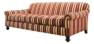 Ralph Lauren Home "Bel Air" Striped Velvet Sofa 8 Ft Usa 2008