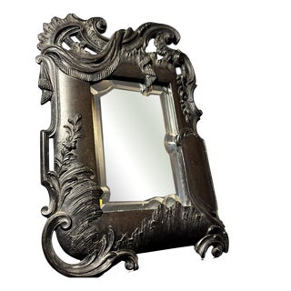 Gutta-Percha Table Mirror, 1870 For Sale