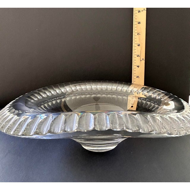 Mid-Century Modern Mid-Century Glass Fruit Bowl For Sale - Image 3 of 4