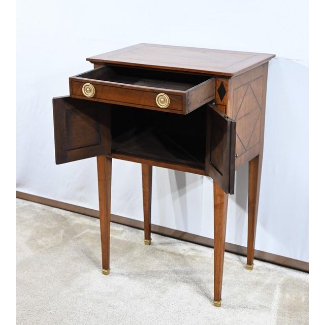 Small 19th Century Louis XVI Walnut Directory For Sale - Image 4 of 18