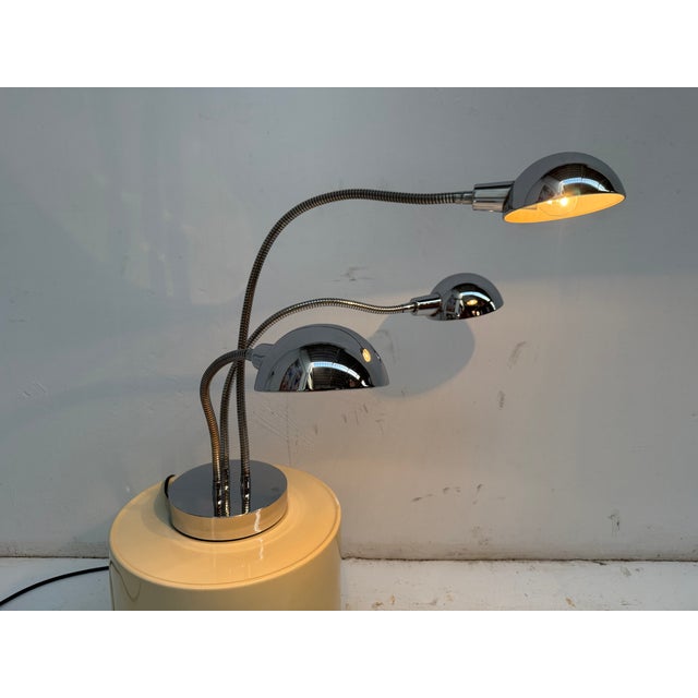 Hydra Table Lamp attributed to Pierre Folie for Jacques Charpentier, France, 1970s For Sale - Image 6 of 6