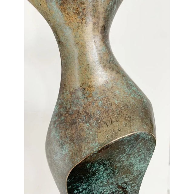 Purple Stanislaw Wysocki, A Lady, Bronze Sculpture, 2024 For Sale - Image 8 of 9