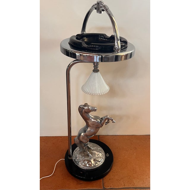 Early 21st Century Art Deco Horse Ashtray / Night Light For Sale - Image 5 of 8