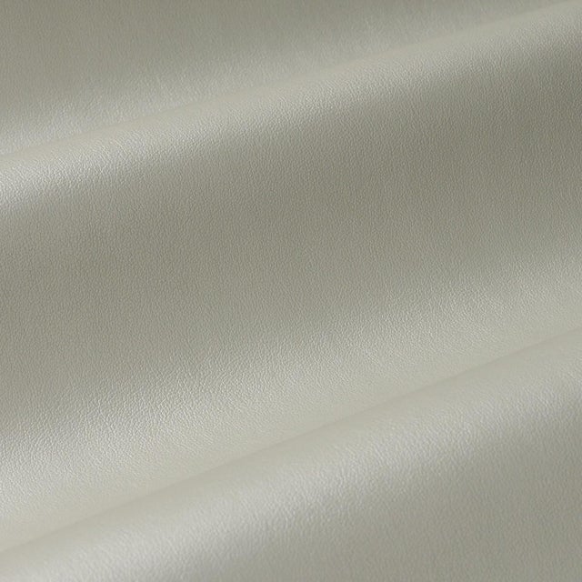 Traditional Sample - Schumacher Metallic Vegan Leather Outdoor Fabric In Lustrous Metal For Sale - Image 3 of 4