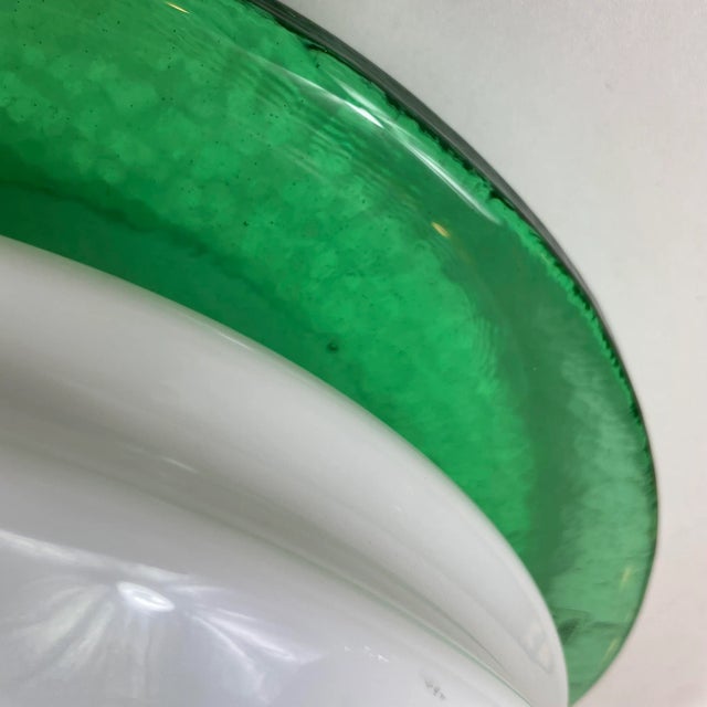 Murano Glass Ceiling Lamp attributed to Zanetti, 1980s For Sale - Image 12 of 14