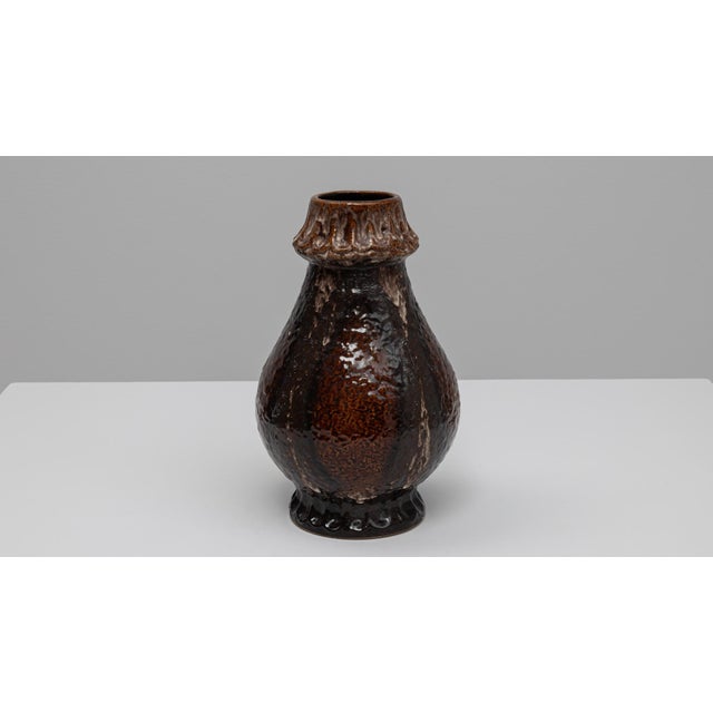 20th Century German 'W. Germany'' Ceramic Vase For Sale - Image 11 of 18