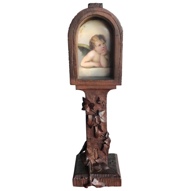 Miniature Carved Wooden Hutch For Sale In Tampa - Image 6 of 6