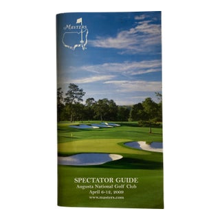 Masters 2009 Spectator Guide For Sale