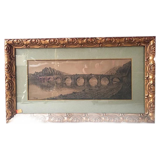 Antique Painting by Henry Bodard, 1910s For Sale