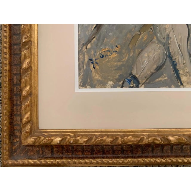 Contemporary 1975 Bruno Paoli "Theater" Original Italian Modern Theater Interior, 20th Century Florence Italy Fine Art Painting, Oil on Board, 24.5x21.5" For Sale - Image 3 of 7