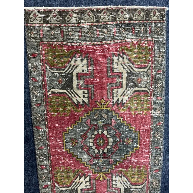 Turkish Yastik Rug 1'8" x 3'2" For Sale - Image 4 of 5