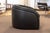 Late 20th Century Pair of Custom Made Classic Gallery Black Leather Vintage Modern Club Chairs For Sale - Image 5 of 9