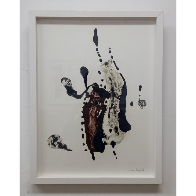 Framed Abstract Figurative Original Oil Painting by Diane Grant For Sale - Image 6 of 7