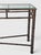 Metal 1970s Hollywood Regency Faux Bamboo Bronze Tone Metal Console Sofa Table For Sale - Image 7 of 15