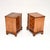 Antique Burr Walnut Bedside Chests, 1930, Set of 2 For Sale - Image 3 of 10