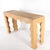 Wood Rattan Wave Console Table For Sale - Image 7 of 16