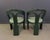 Wood Set of 6 Postmodern Green Bent Rattan Dining Chair in the Style of Axel Enthoven For Sale - Image 7 of 13