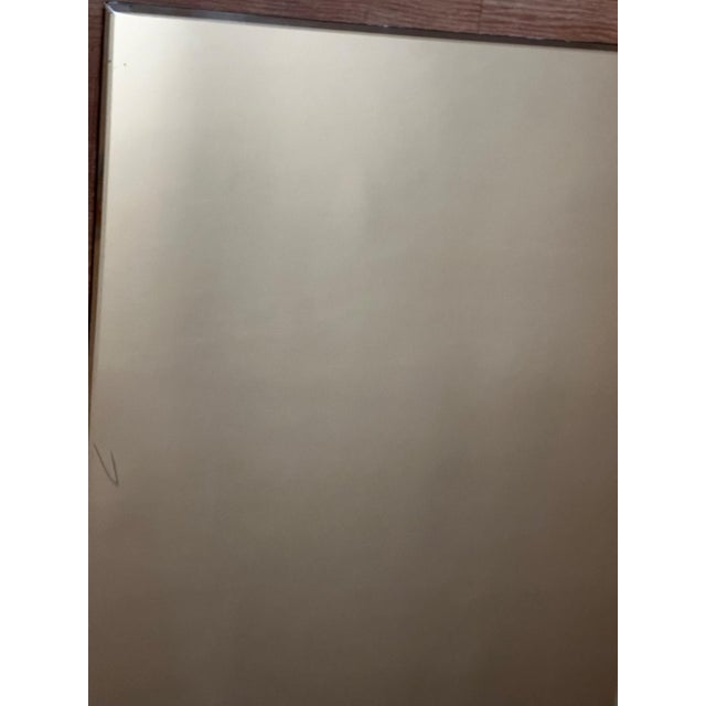 Vintage Rectangular Beveled Mirror, 1970s For Sale - Image 10 of 17