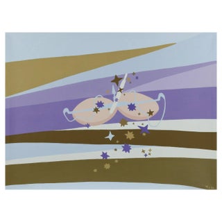Genny Puccini, Libra, 1973, Acrylic on Canvas For Sale