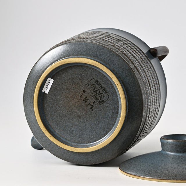 Mid-Century Chevron Teapot by Gill Pemberton for Denby, 1960s For Sale - Image 11 of 13
