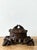 This exceptional Black Forest hand-carved casket box is a masterpiece of rustic European artistry. Crafted from dense,...