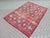 Mid 20th Century 60s Vintage Handmade Turkish Pink Kilim Jejim Boho Area Rug For Sale - Image 6 of 11