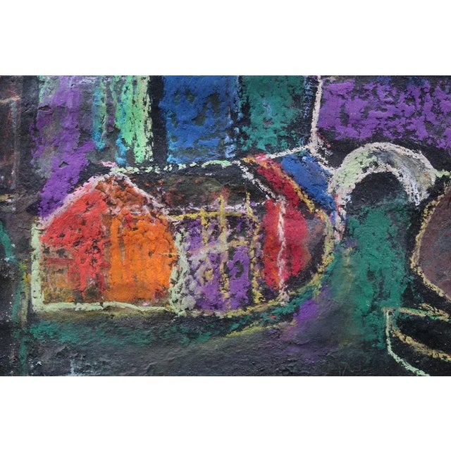 Georgs Barkans, The Vision of St. John, Pastel on Paper For Sale - Image 4 of 7