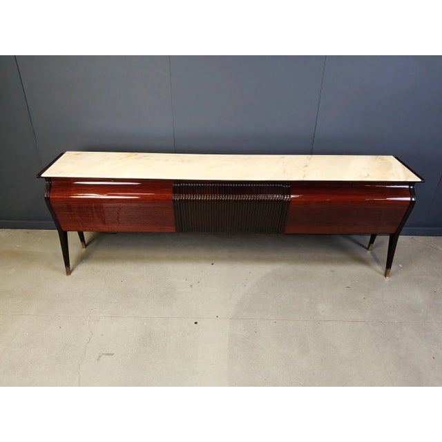 Mid-Century Modern Credenza by Osvaldo Borsani for Atelier Borsani Varedo, 1950s For Sale - Image 3 of 8