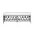 Light Gray Lillian Bench - Light Gray For Sale - Image 8 of 8