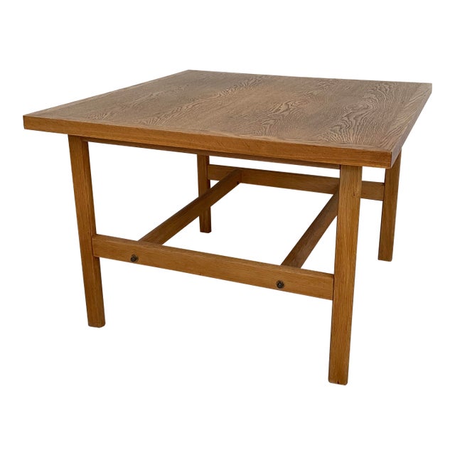 Borge Mogensen (Attr.) for FDB Mobler Danish Oak Side Table 1965 For Sale