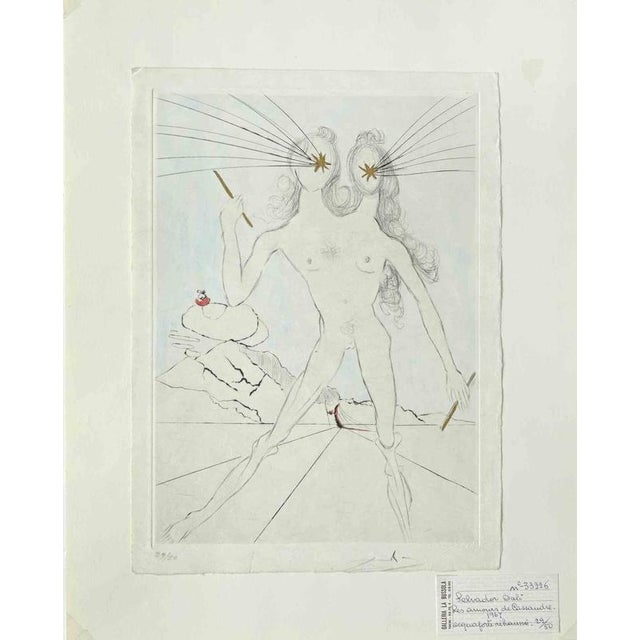 Salvador Dalí­, Bicephale 29/50, 1968, Etching For Sale - Image 3 of 3